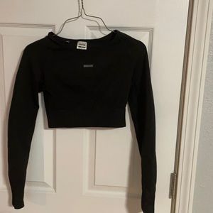 Gym shark crop top
